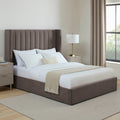 Dusklia - Madison Ottoman Storage Bed - Taupe