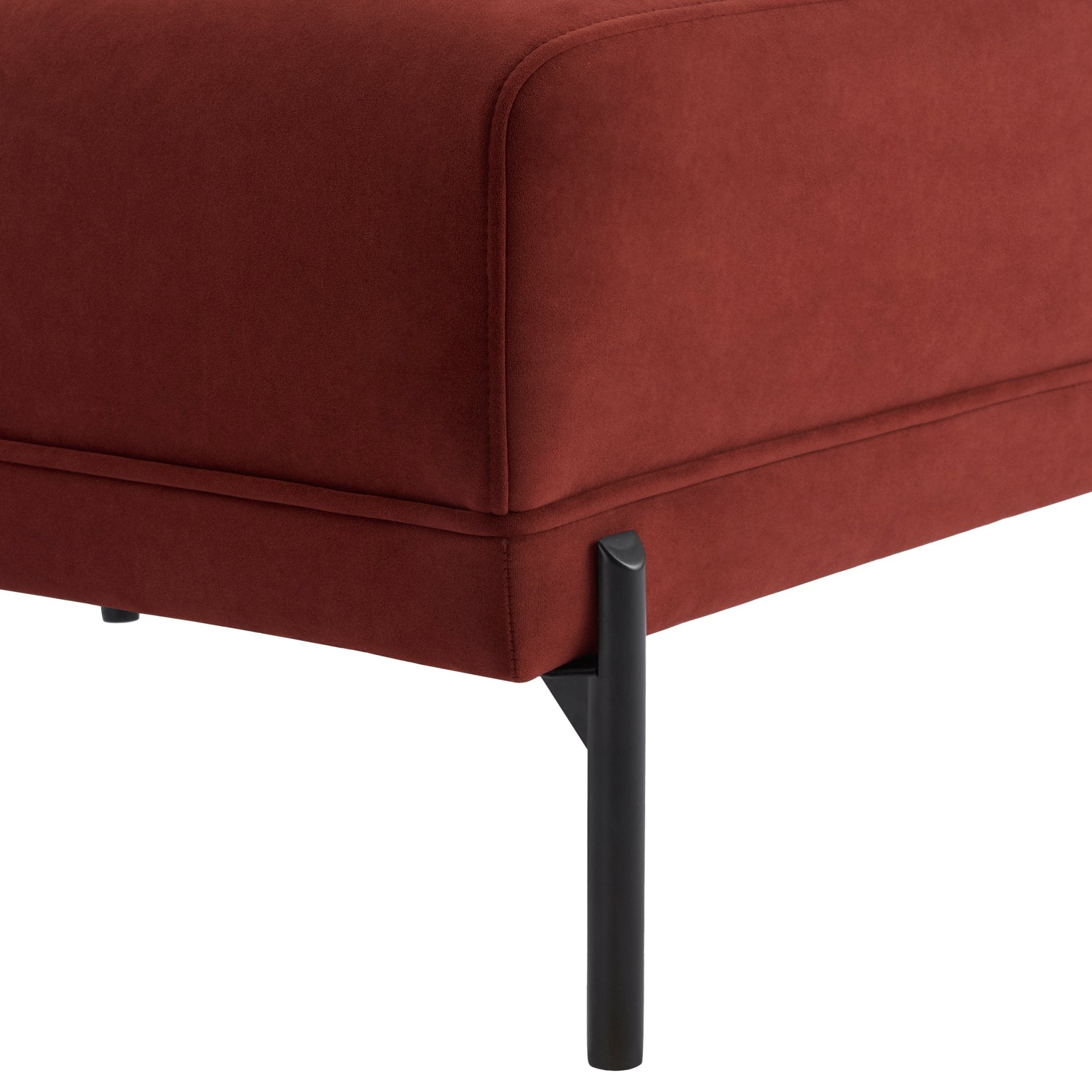 Dusklia - Madison Pouffe - Rust