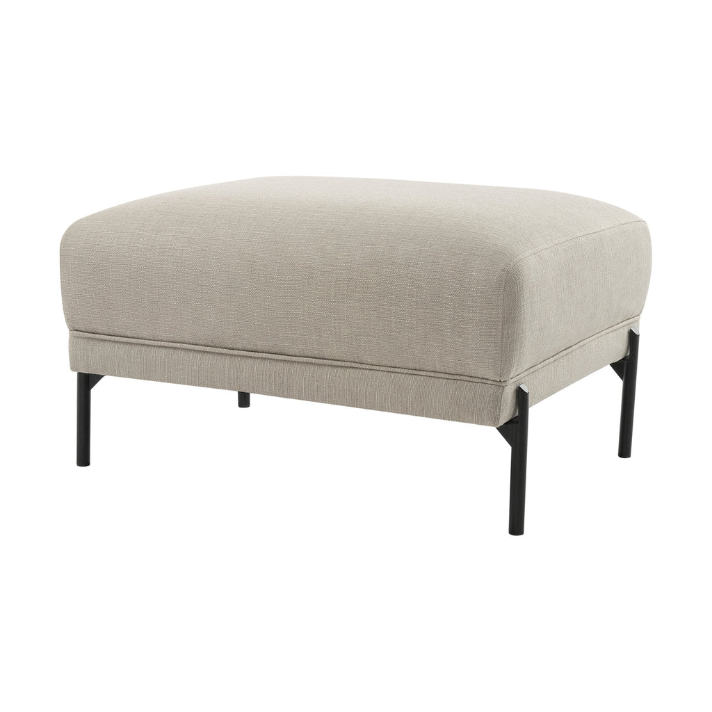 Dusklia - Madison Pouffe - Stone Grey