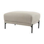 Dusklia - Madison Pouffe - Stone Grey