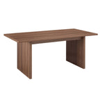 Dusklia - Maisie 4-6 Seater Dining Table -  Mid Wood