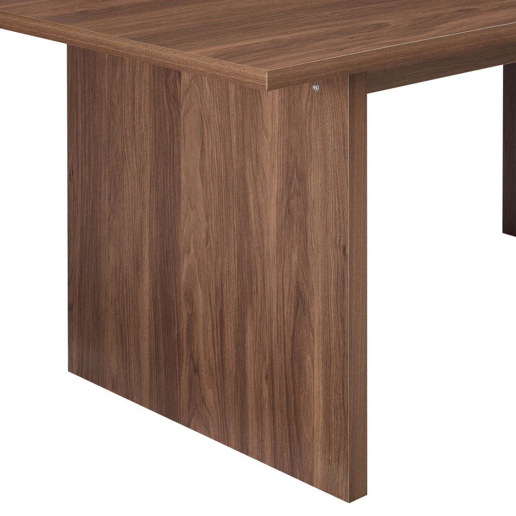 Dusklia - Maisie 4-6 Seater Dining Table -  Mid Wood