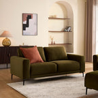 Dusklia - Malibu 2 Seater Sofa - Rich Green