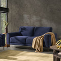 Dusklia - Malibu 2 Seater Sofa - Chenille Navy