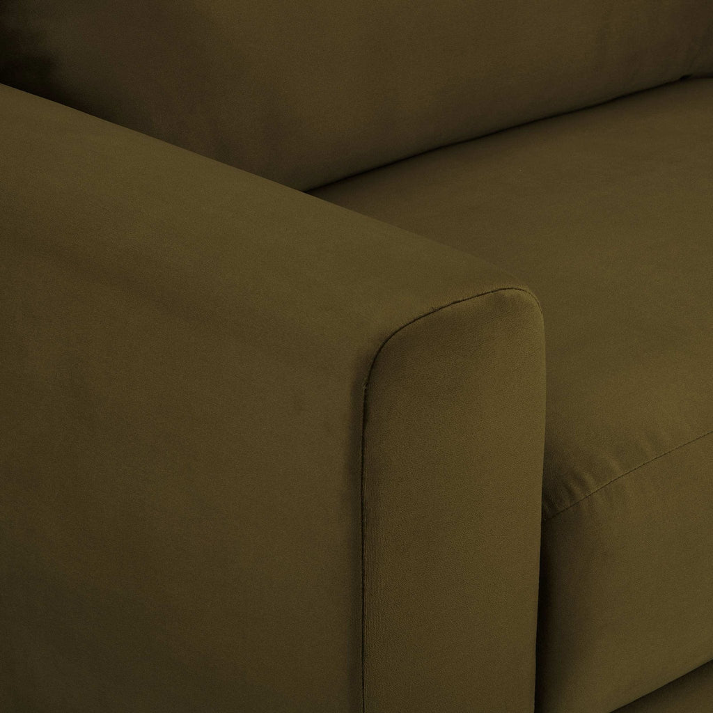 Dusklia - Malibu 3 Seater Sofa - Rich Green