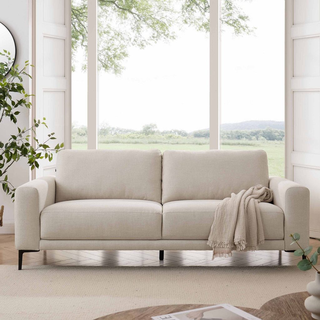 Dusklia - Malibu 3 Seater Sofa - Beige