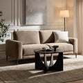 Dusklia - Malibu 3 Seater Sofa - Chenille Mushroom