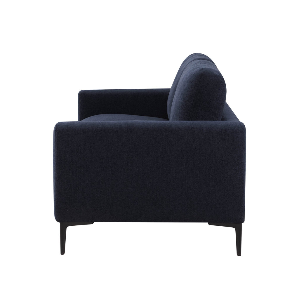Dusklia - Malibu 3 Seater Sofa - Chenille Navy