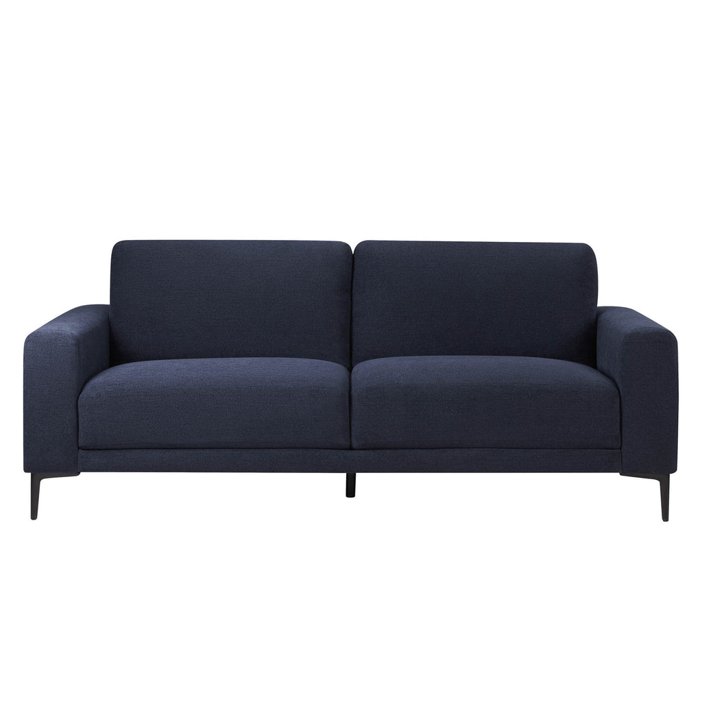 Dusklia - Malibu 3 Seater Sofa - Chenille Navy