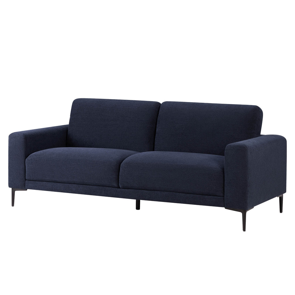 Dusklia - Malibu 3 Seater Sofa - Chenille Navy