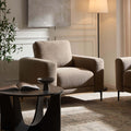 Dusklia - Malibu Armchair - Chenille Mushroom