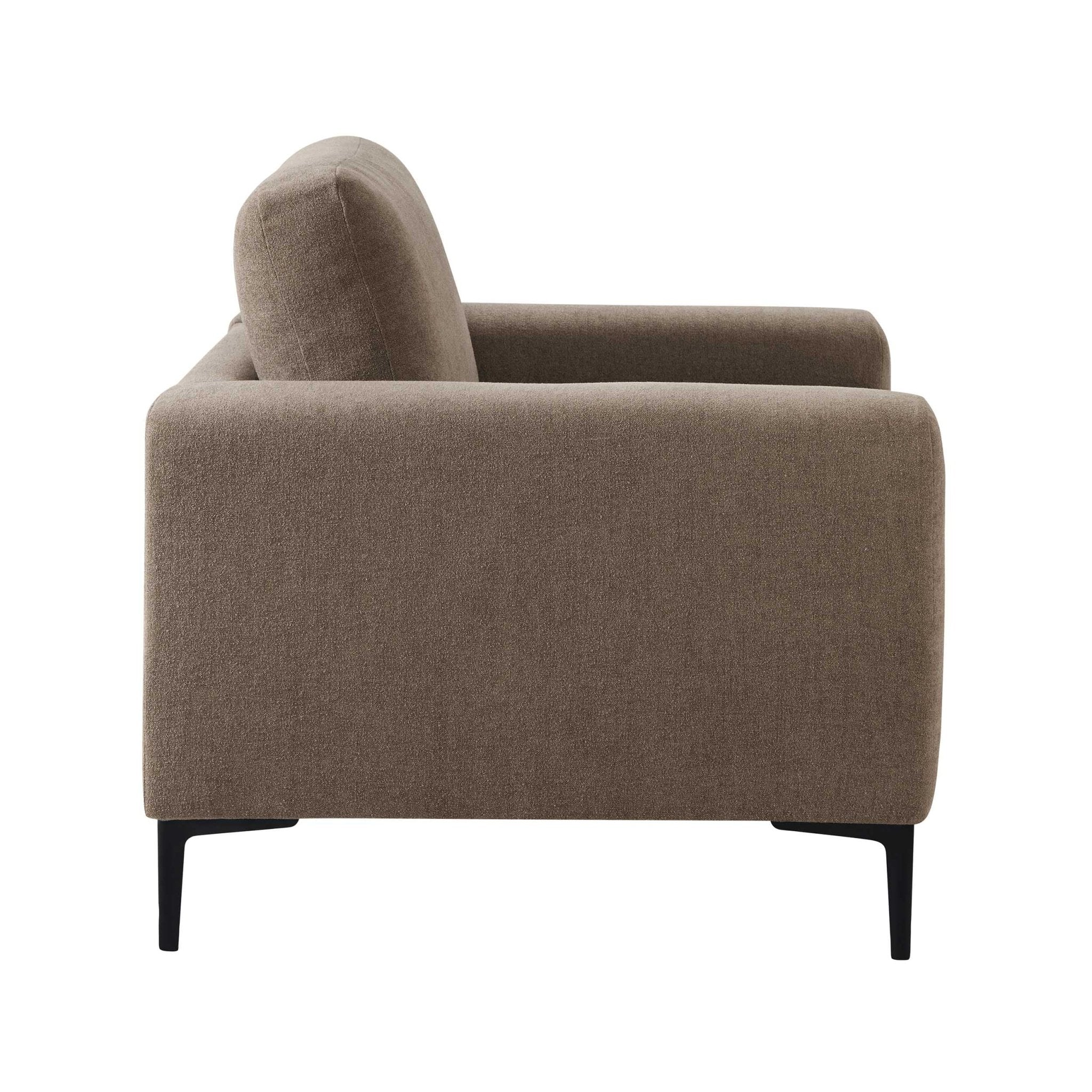Dusklia - Malibu Armchair - Chenille Mushroom
