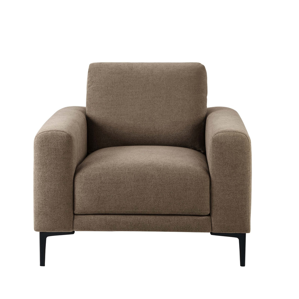 Dusklia - Malibu Armchair - Chenille Mushroom