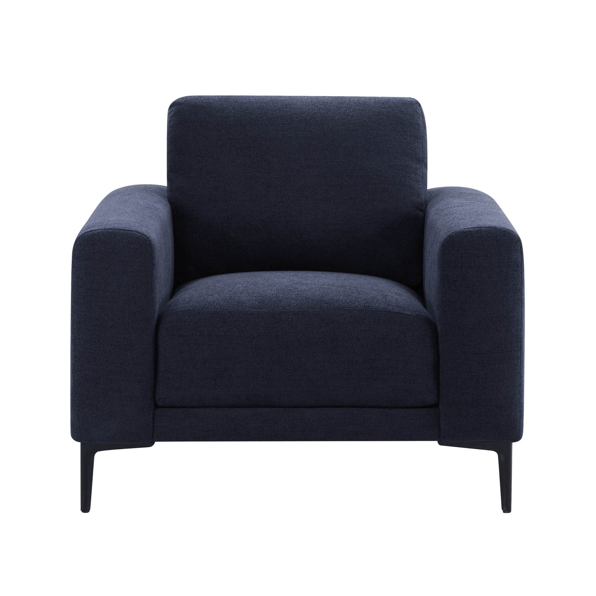 Dusklia - Malibu Armchair - Chenille Navy