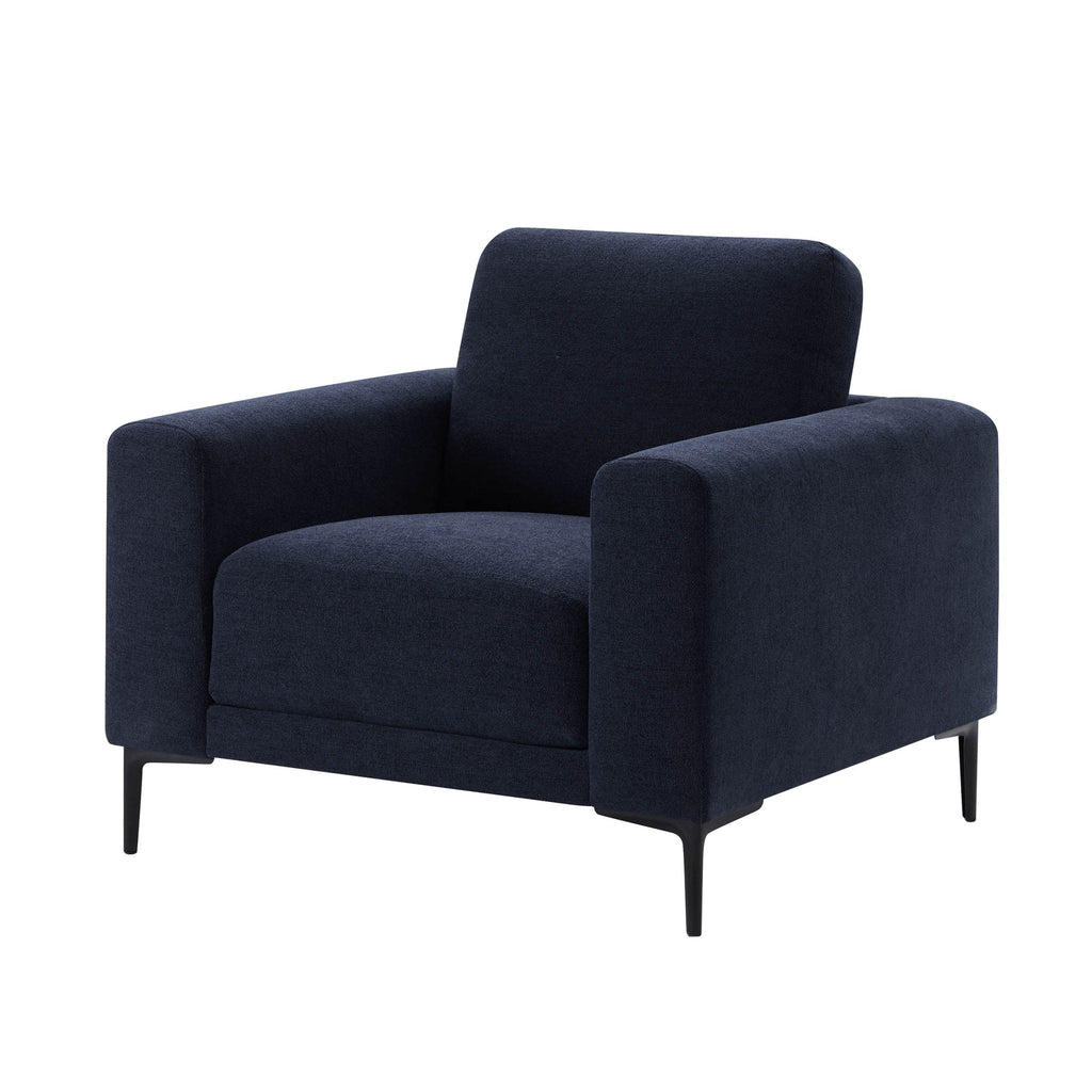 Dusklia - Malibu Armchair - Chenille Navy