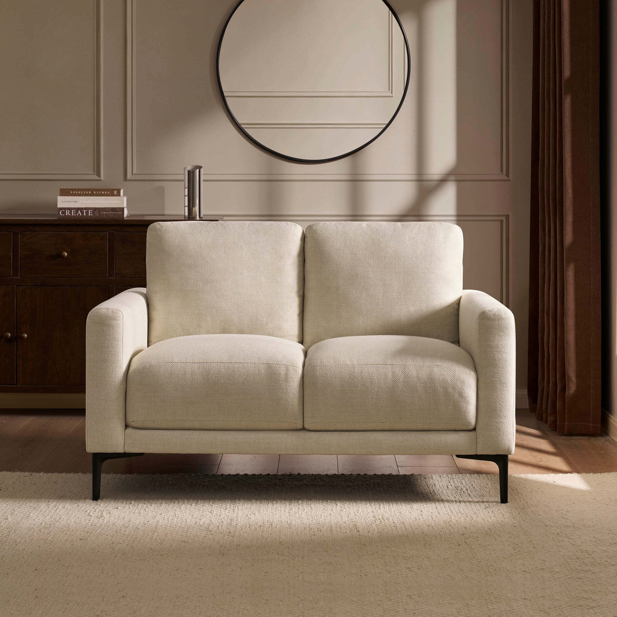 Dusklia - Malibu Small 2 Seater Sofa - Beige