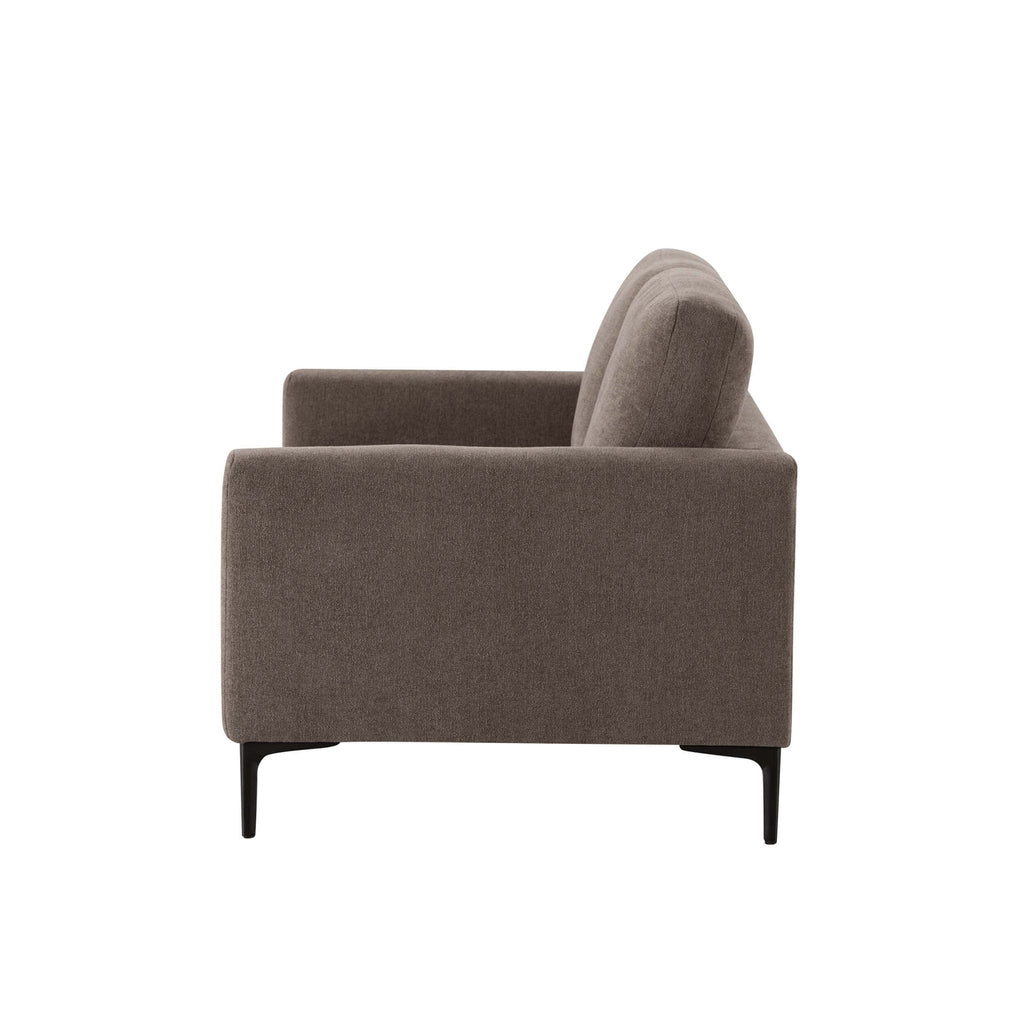 Dusklia - Malibu Small 2 Seater Sofa - Chenille Mushroom