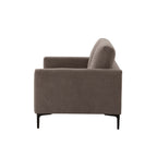Dusklia - Malibu Small 2 Seater Sofa - Chenille Mushroom