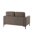 Dusklia - Malibu Small 2 Seater Sofa - Chenille Mushroom