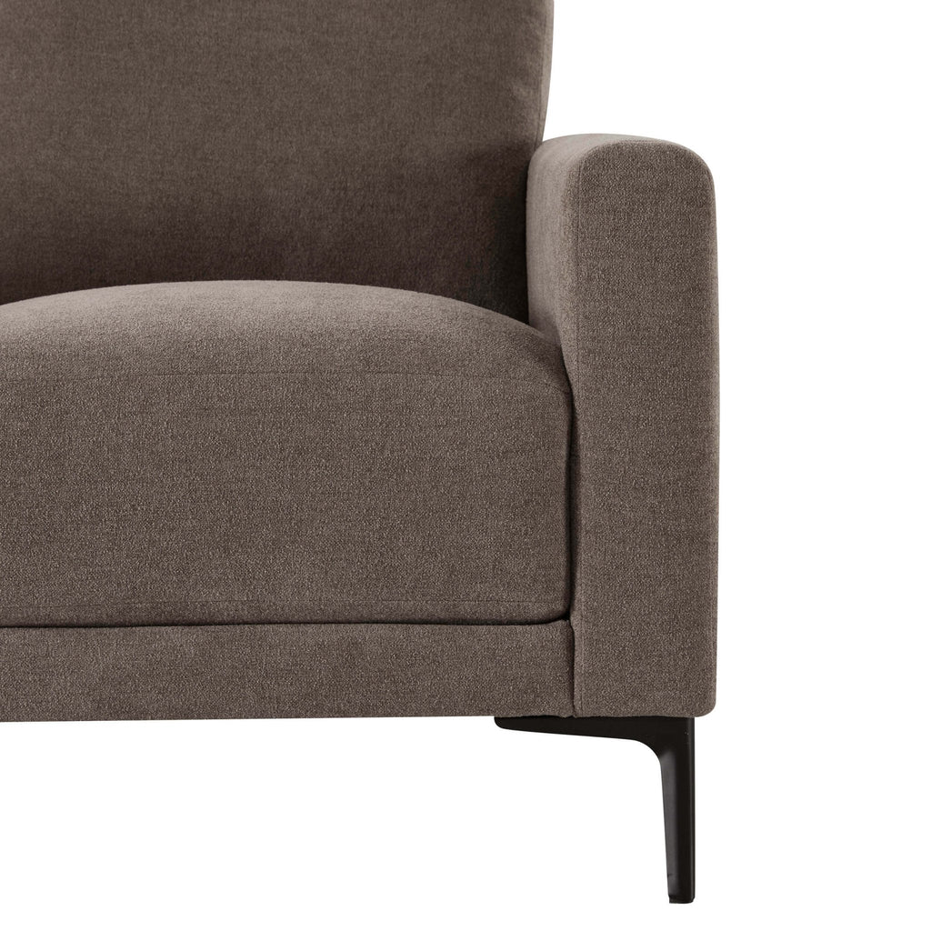 Dusklia - Malibu Small 2 Seater Sofa - Chenille Mushroom