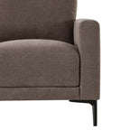 Dusklia - Malibu Small 2 Seater Sofa - Chenille Mushroom