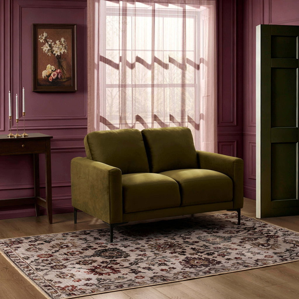 Dusklia - Malibu Small 2 Seater Sofa - Rich Green