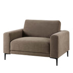 Dusklia - Malibu Loveseat - Chenille Mushroom
