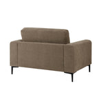 Dusklia - Malibu Loveseat - Chenille Mushroom