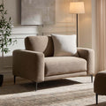 Dusklia - Malibu Loveseat - Chenille Mushroom