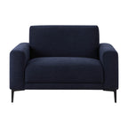 Dusklia - Malibu Loveseat - Chenille Navy