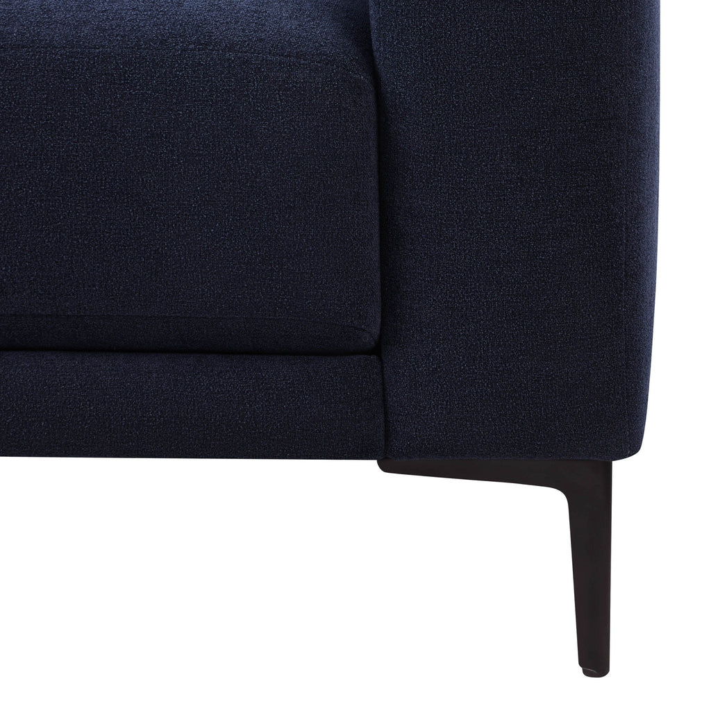 Dusklia - Malibu Loveseat - Chenille Navy