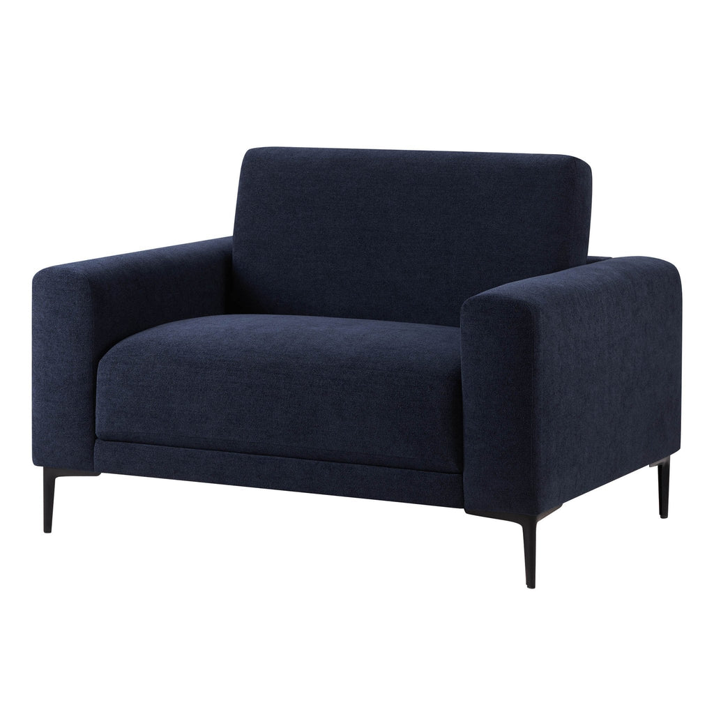 Dusklia - Malibu Loveseat - Chenille Navy