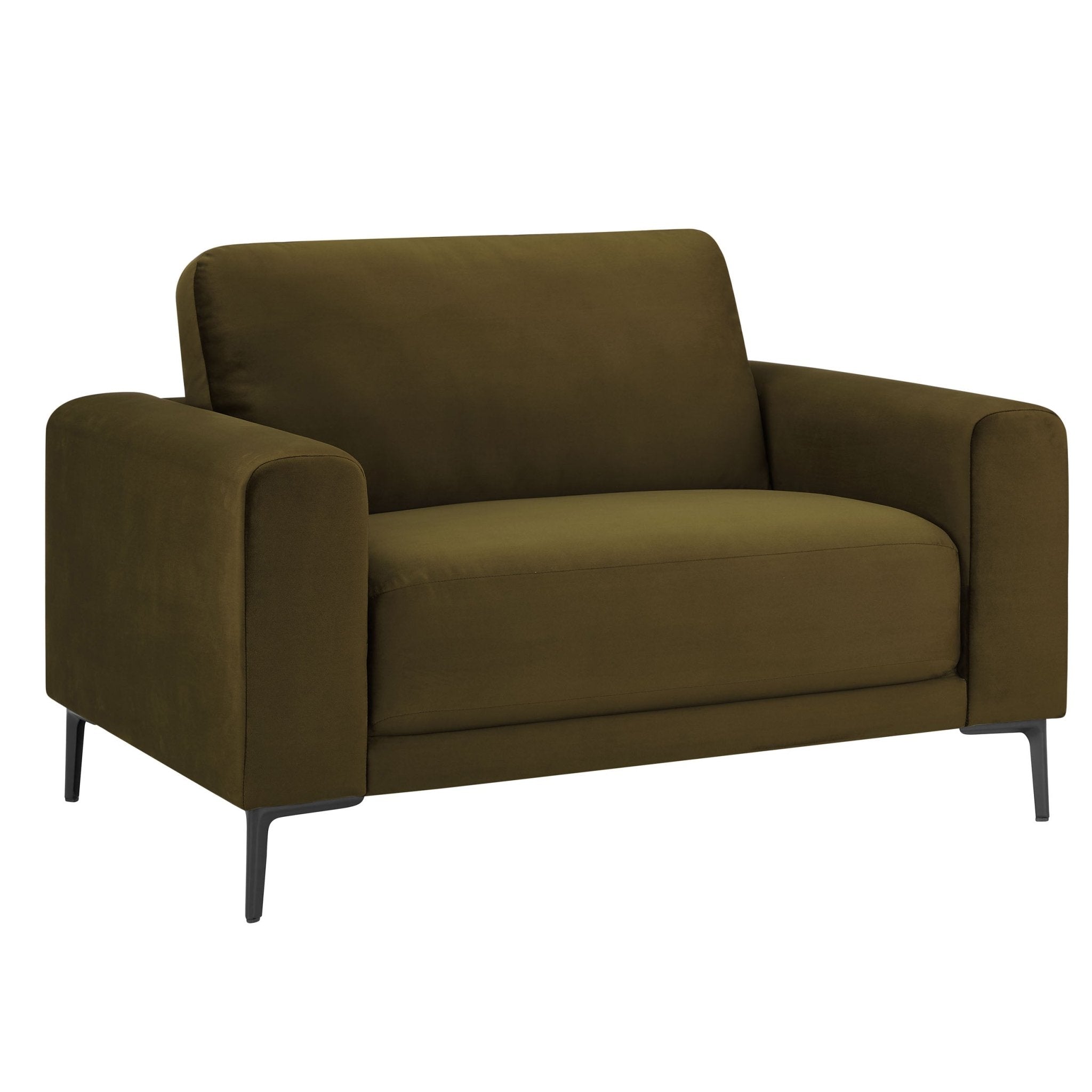 Dusklia - Malibu Loveseat - Rich Green