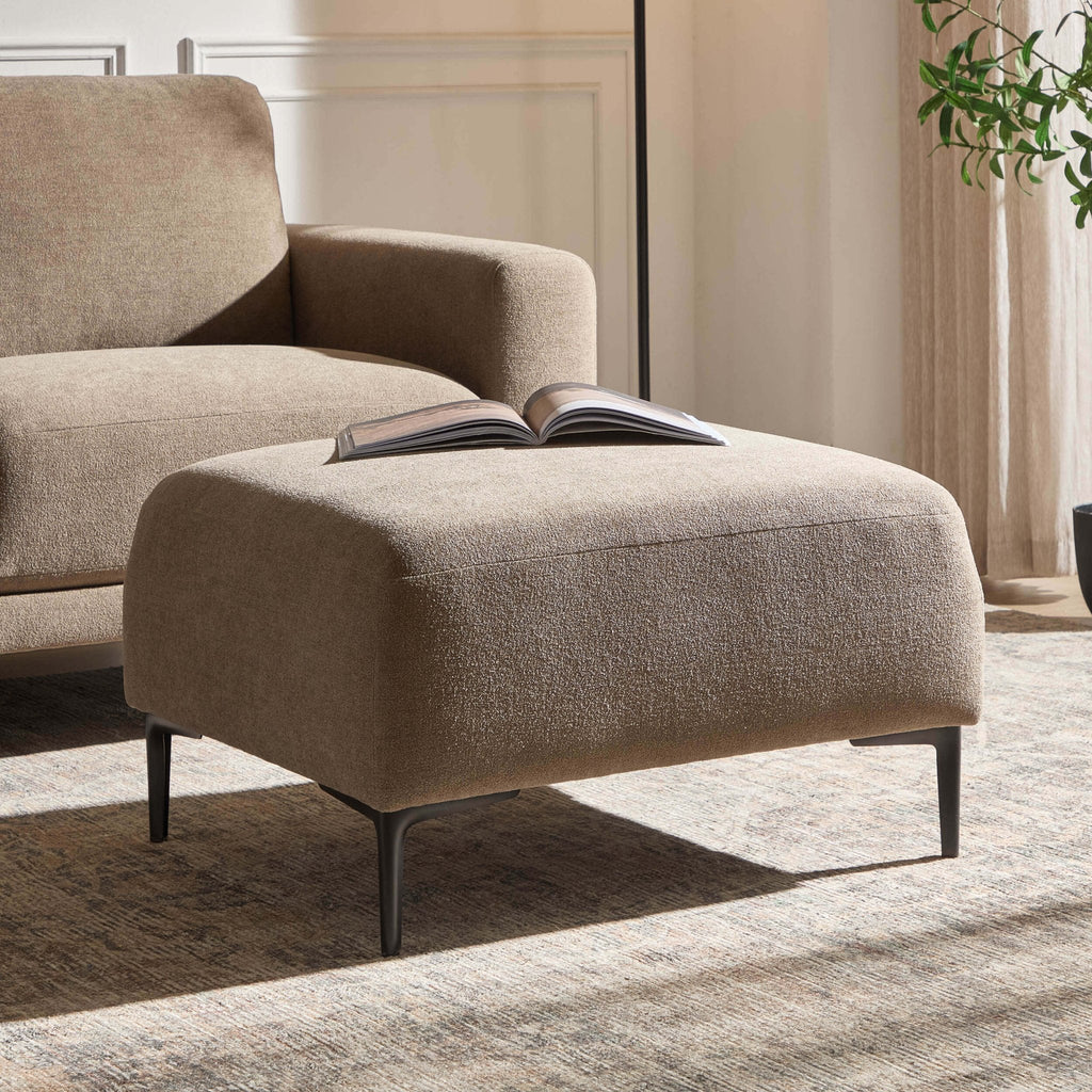 Dusklia - Malibu Pouffe - Chenille Mushroom