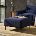 Dusklia - Malibu Pouffe - Chenille Navy