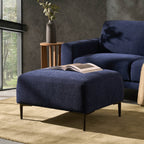 Dusklia - Malibu Pouffe - Chenille Navy