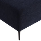 Dusklia - Malibu Pouffe - Chenille Navy