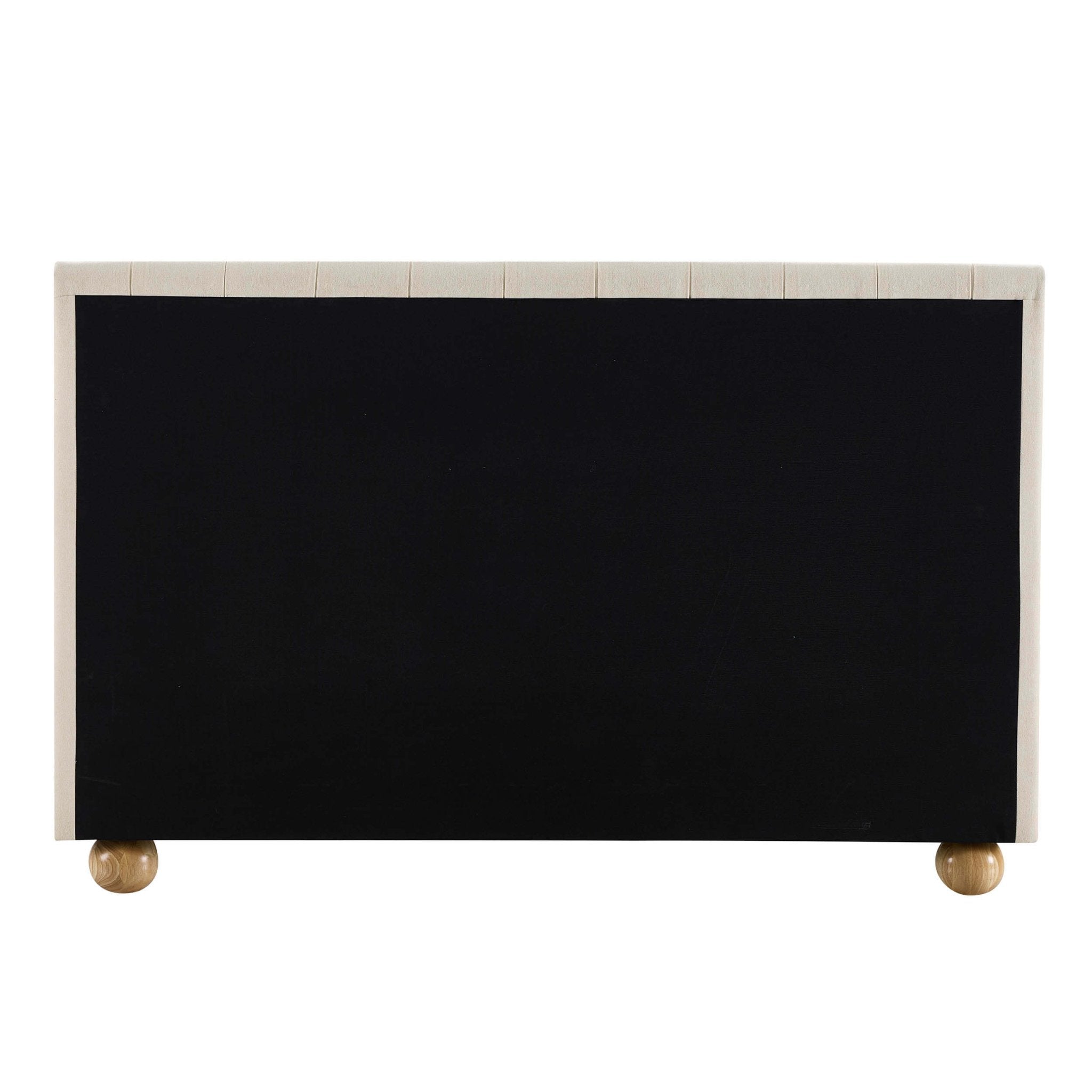 Dusklia - Malmo Bed Frame - Cream Linen