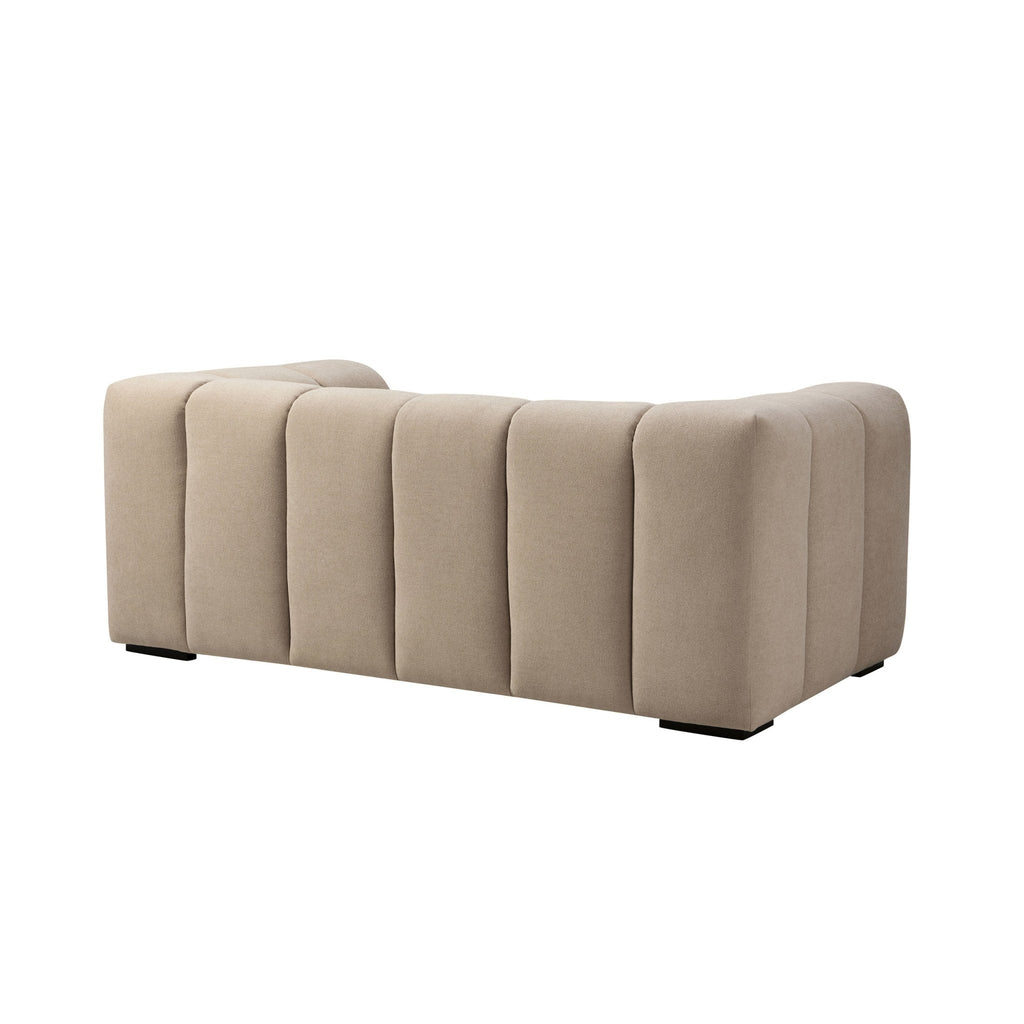 Dusklia - Manhattan 2 Seater Sofa- Chenille Oatmeal