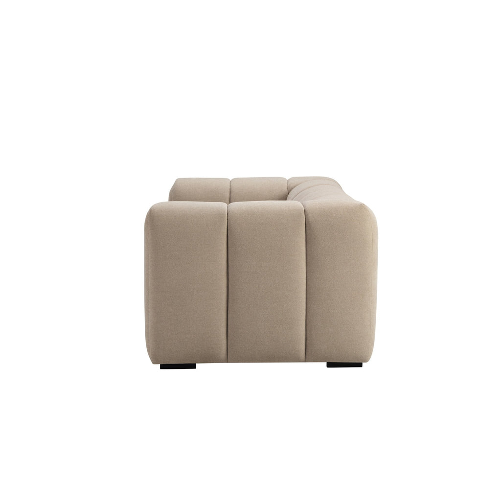Dusklia - Manhattan 2 Seater Sofa- Chenille Oatmeal