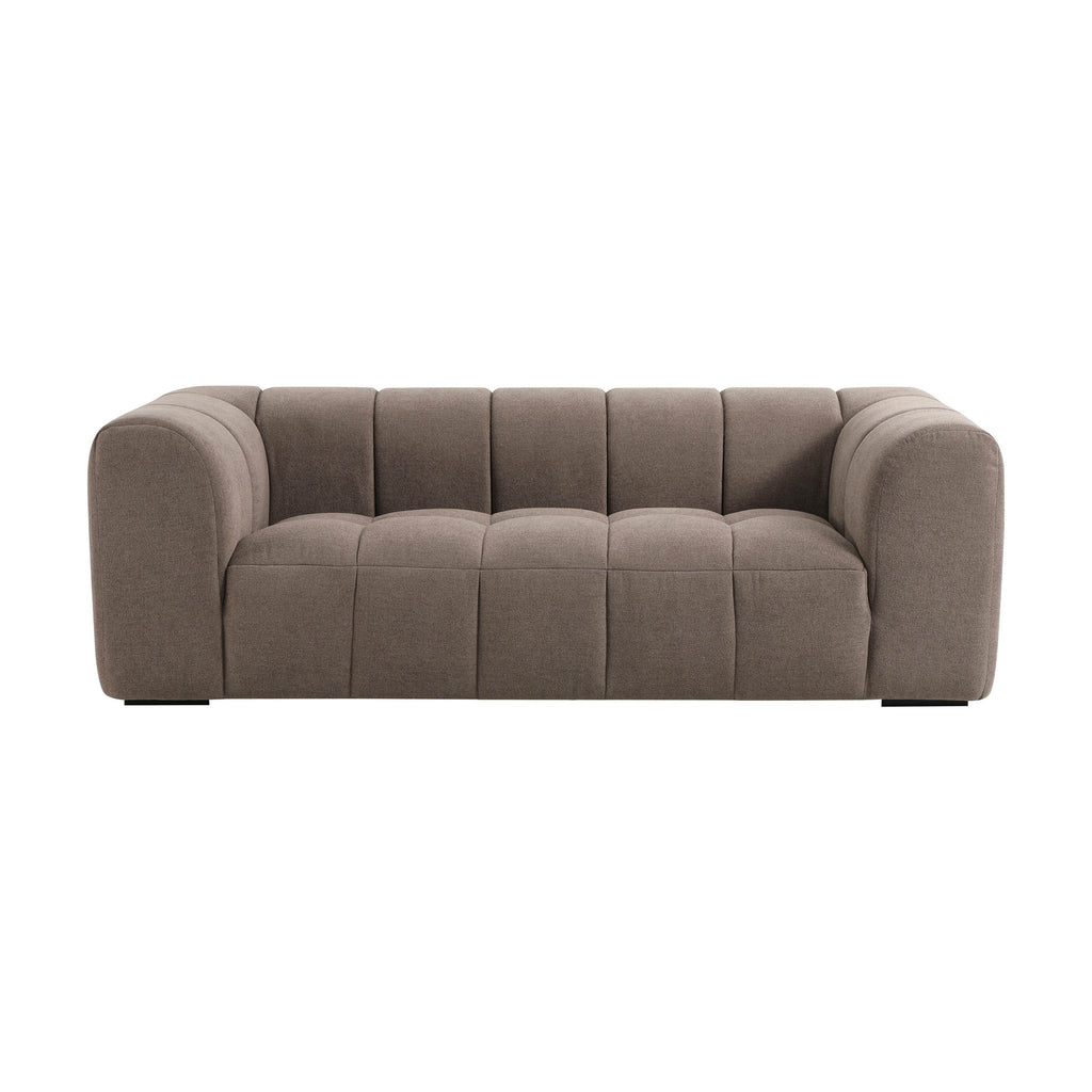 Dusklia - Manhattan 3 Seater Sofa - Chenille Mushroom
