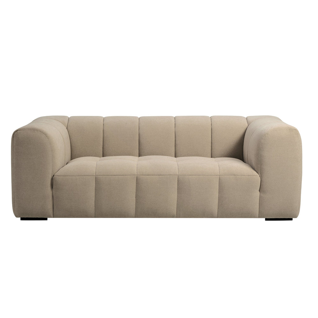 Dusklia - Manhattan 3 Seater Sofa - Chenille Oatmeal