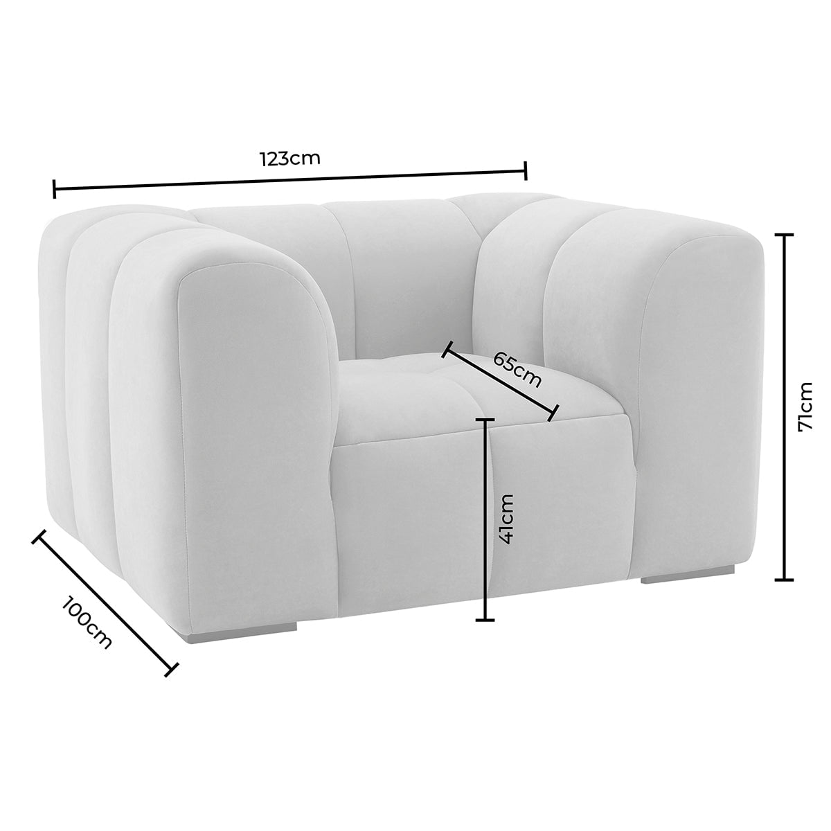 Dusklia - Manhattan Loveseat - Chenille Oatmeal