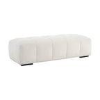 Dusklia - Manhattan Boucle Pouffe - Off White