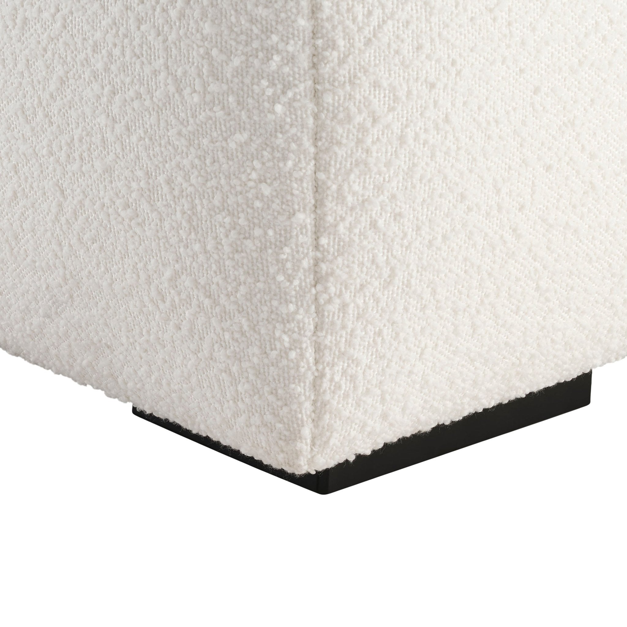 Dusklia - Manhattan Boucle Pouffe - Off White