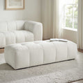 Dusklia - Manhattan Boucle Pouffe - Off White
