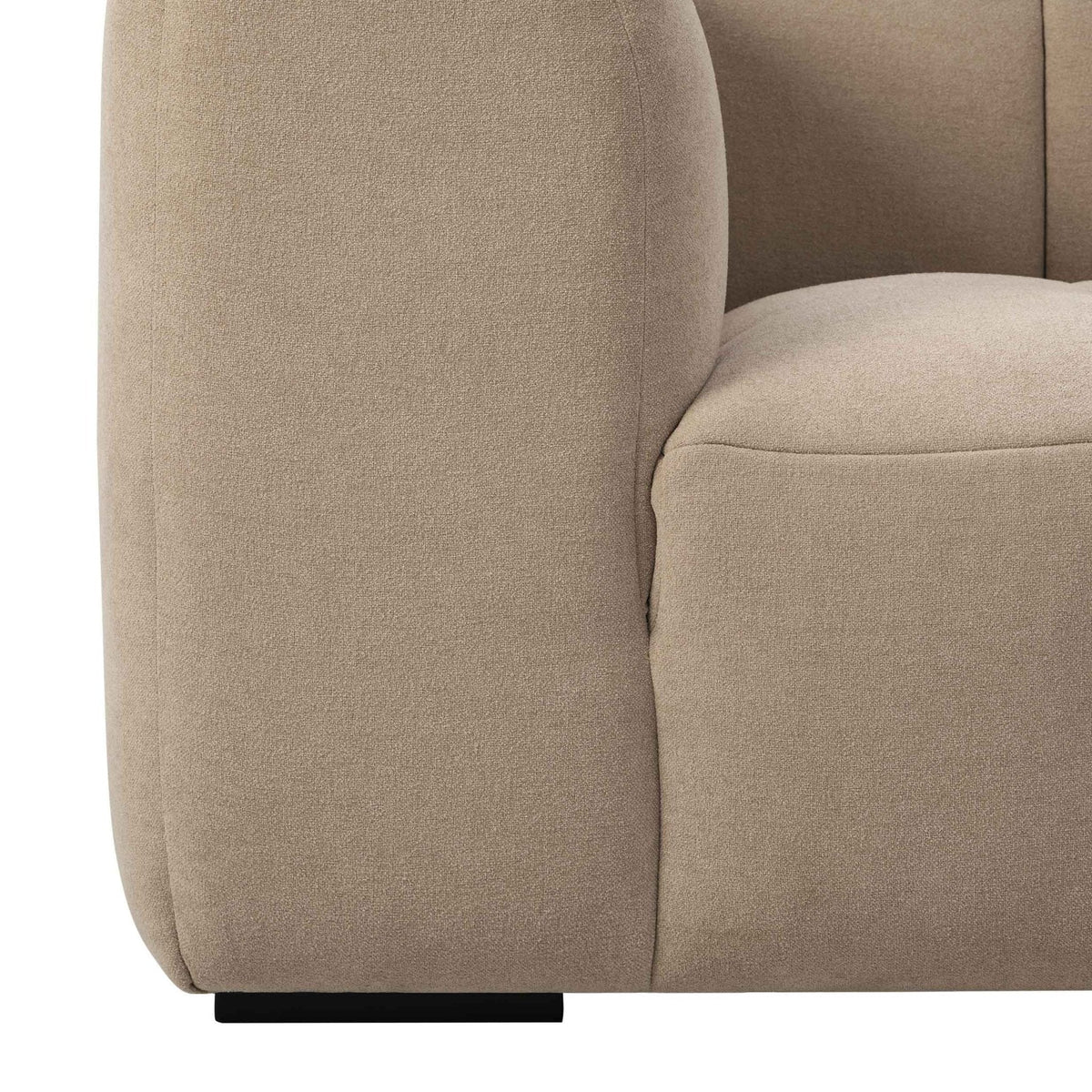 Dusklia - Manhattan Left Hand Chaise Sofa - Chenille Oatmeal
