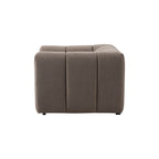 Dusklia - Manhattan Loveseat - Chenille Mushroom
