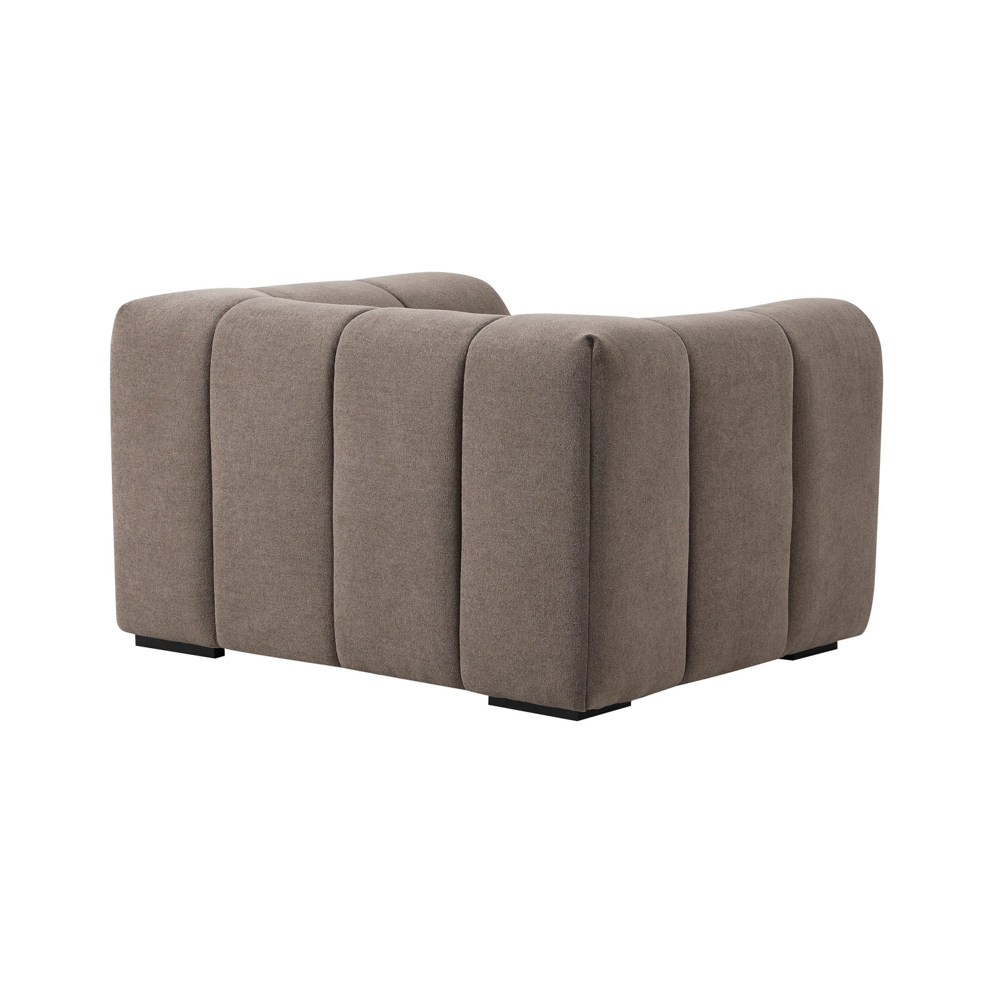 Dusklia - Manhattan Loveseat - Chenille Mushroom