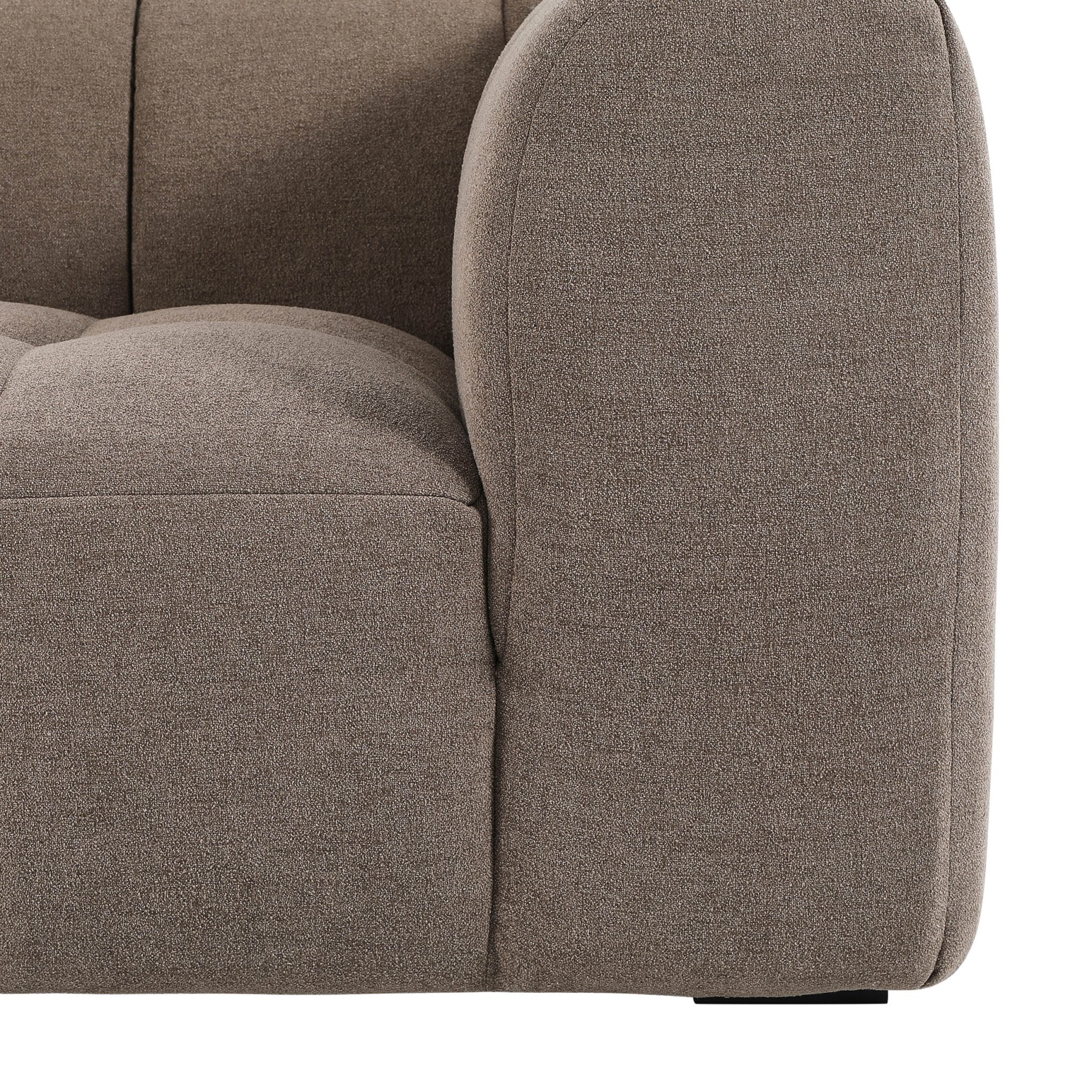 Dusklia - Manhattan Loveseat - Chenille Mushroom
